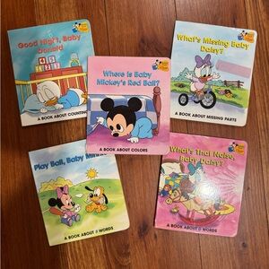 Vintage Disney Baby Board Book Collection